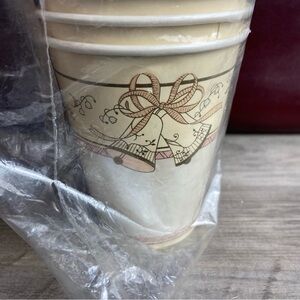 Vintage Bell Design Wedding, Paper Cups, One Sleeve-25 cups, ‘80s Wedding.‎